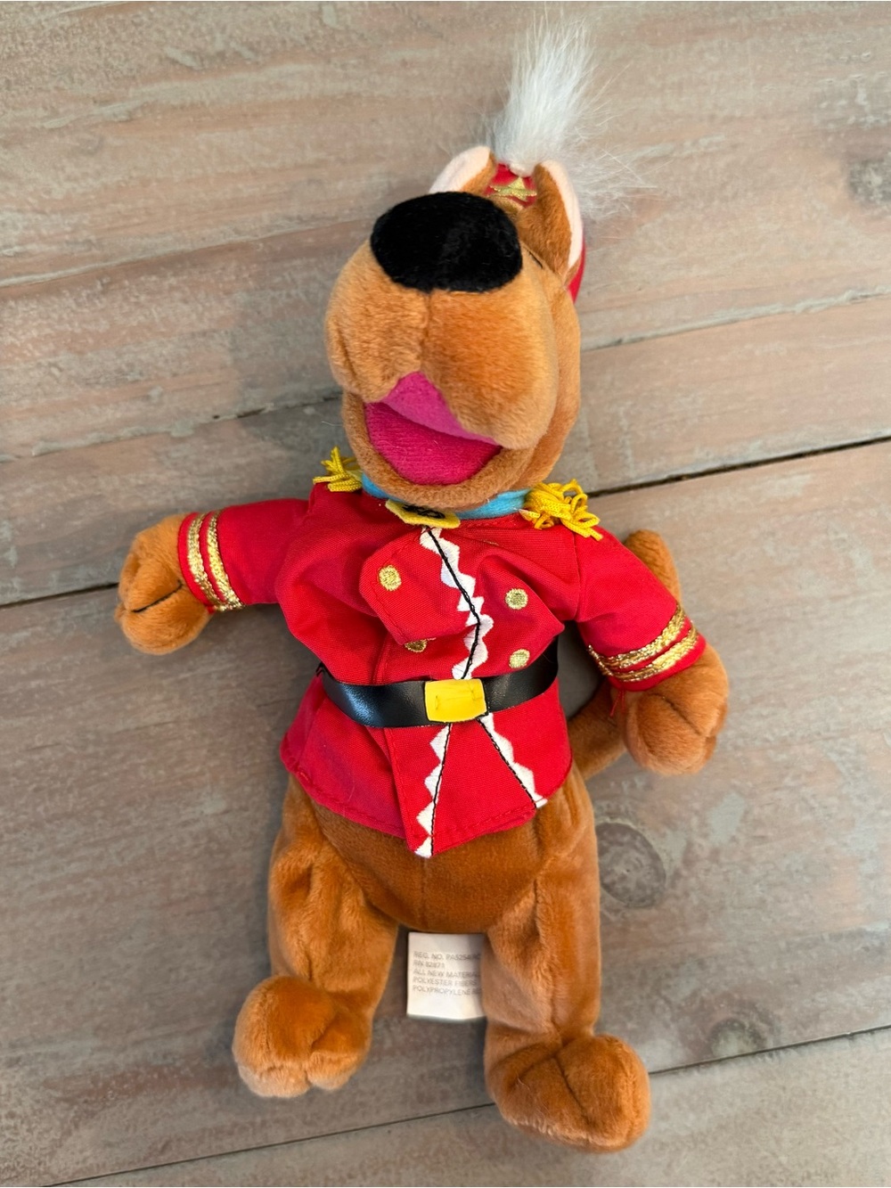 Vintage 1998 Scooby-Doo Nutcracker Peace On Earth Warner Bros Bean Bag Plush